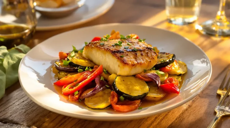 Gesund genießen mit den Ernährungs-Docs: Seelachsfilet mit mediterranem Gemüse – mein unkompliziertes Rezept
