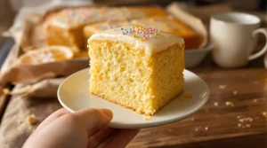 Dieser fluffige Selterskuchen gelingt mir genial einfach mit meinem Tassenrezept