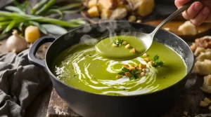Frühling im Topf: Diese leckere Bärlauchcremesuppe steht in nur 30 Minuten auf dem Tisch