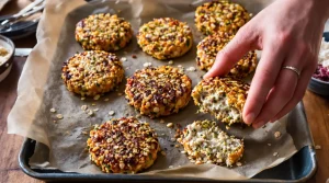 Gemüse-Haferbratlinge aus dem Ofen: Das neue Rezept der Ernährungs-Docs zum Nachmachen