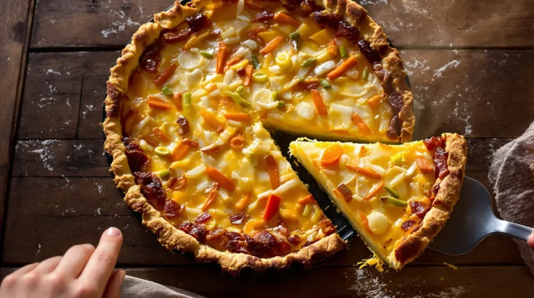 Gemüsekuchen mit Möhren und Lauch – saftig, knusprig und sogar kalt ein Genuss