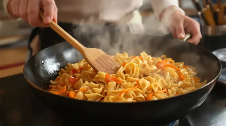 Lust auf Asia-Food? Ich mache Bratnudeln mit Hähnchen, Gemüse und Ei jetzt immer selbst