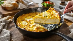 Noch fluffiger geht’s nicht: So mache ich die beste Feta-Frittata ganz einfach zu Hause