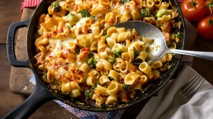 Ofenliebling: Dieser cremige Nudel-Lachs-Auflauf mit Brokkoli gelingt immer