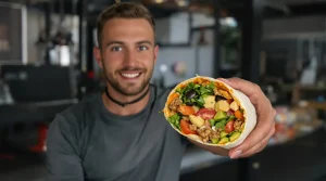 Sportler-Burrito mit Süßkartoffeln und schwarzen Bohnen: Proteinreiches Fingerfood vom Ernährungs-Doc